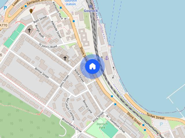 Apartment for rent in Cardwell Bay, Gourock