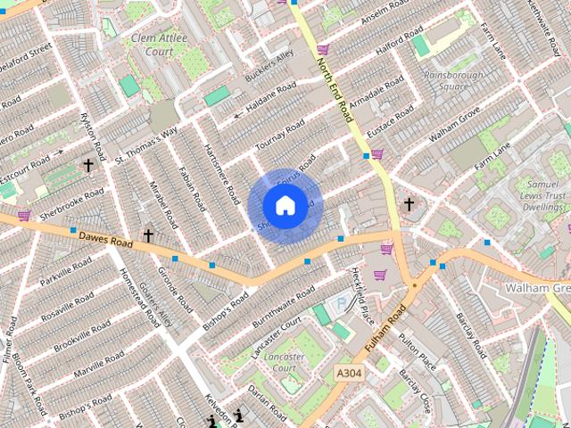 House for rent in Walham Green, Greater London