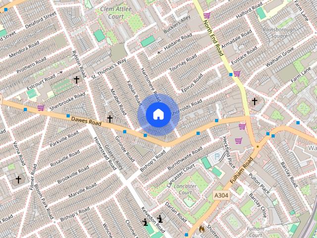 Apartment for rent in Walham Green, Greater London