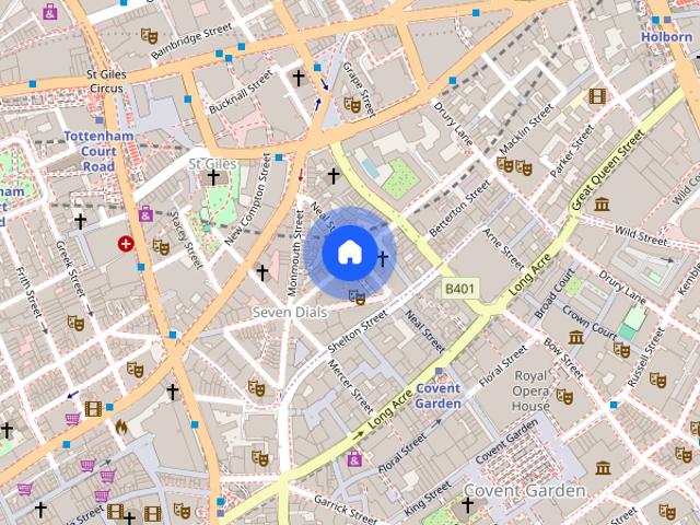 Apartment for rent in Seven Dials, Bloomsbury