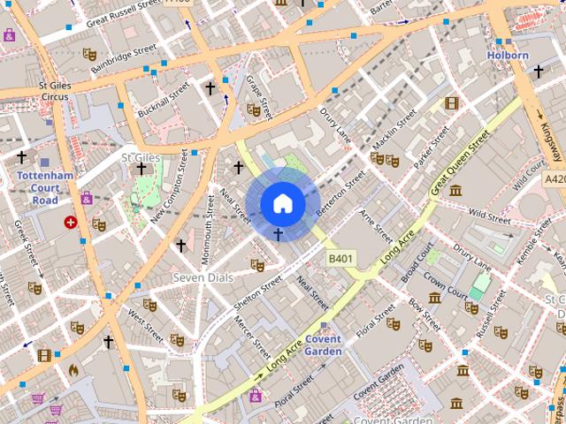 Apartment for rent in Seven Dials, Bloomsbury