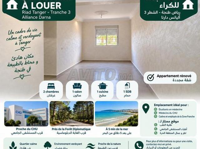 Appartement location à Tangero, Tanger-Tétouan
