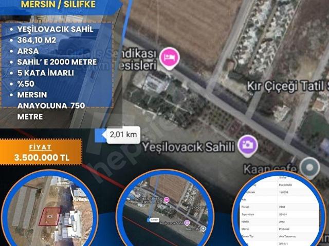 Silifke, Mersin içerisinde satılık Arsa