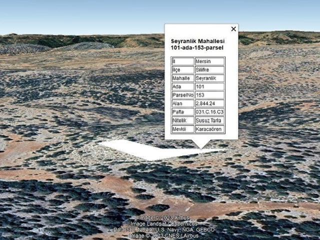 Silifke, Mersin içerisinde satılık Arsa