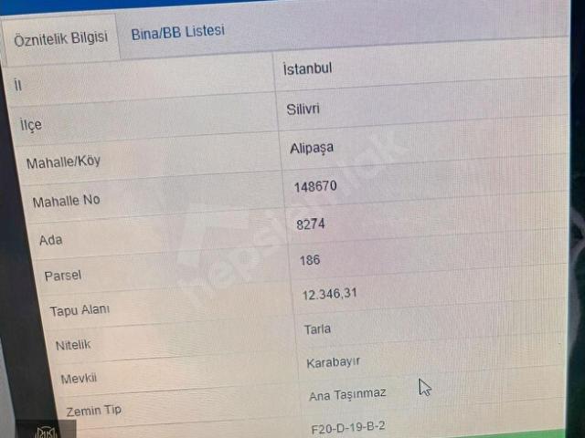 Alipaşa Mahallesi, Silivri içerisinde satılık Arsa