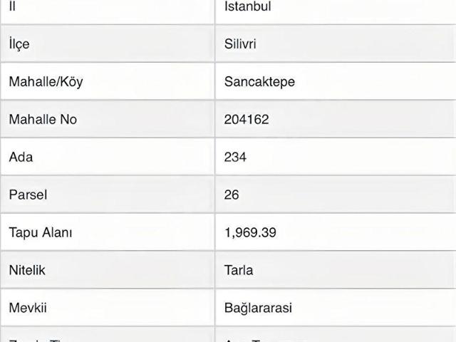 Silivri, İstanbul içerisinde satılık Arsa