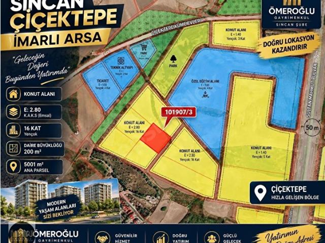 Sincan, Ankara içerisinde satılık Arsa