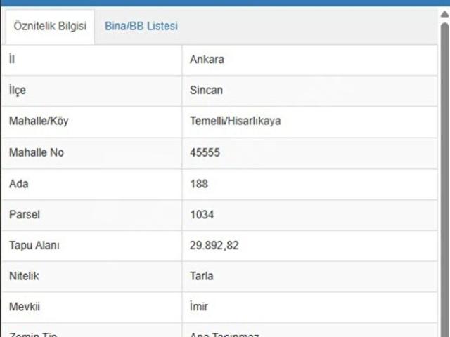 Sincan, Ankara içerisinde satılık Arsa