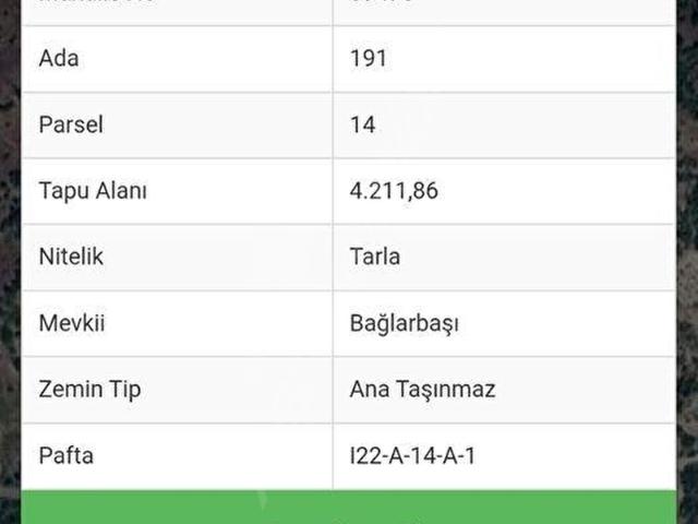 Keles, Bursa içerisinde satılık Arsa