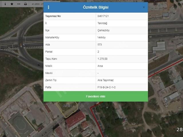 Veliköy Mahallesi, Çerkezköy içerisinde satılık Dükkan