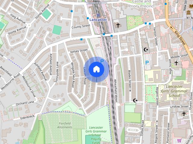 House for rent in Castle and Priory Precinct, Bare