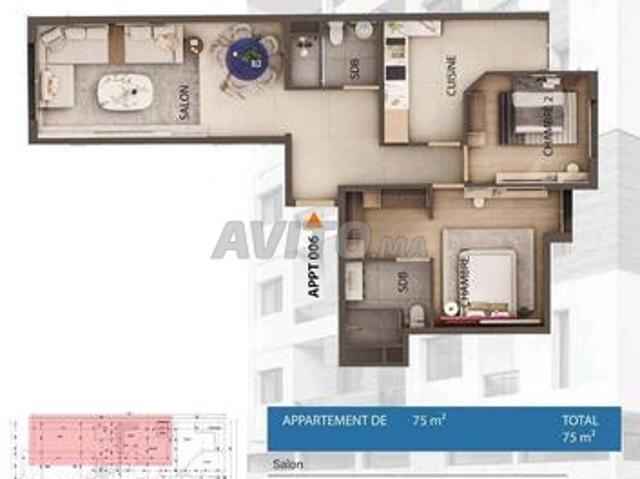 Appartement vente à Salé