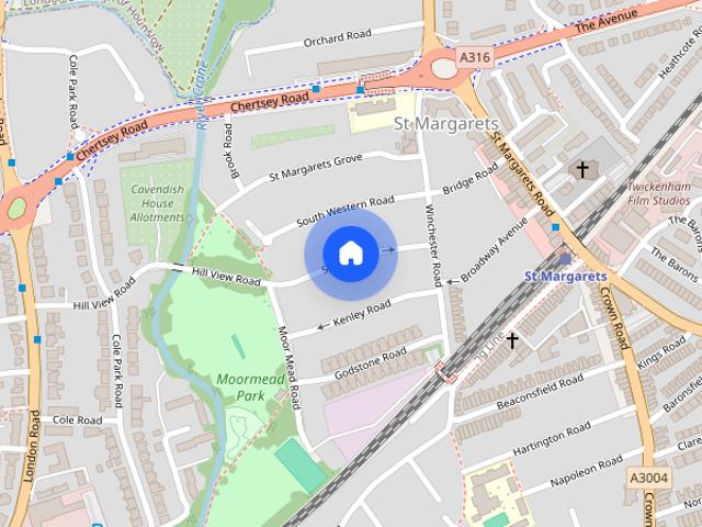 House for rent in St Margarets, Greater London