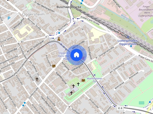 Apartment mieten in Ludwigshafen-Oggersheim, Ludwigshafen am Rhein