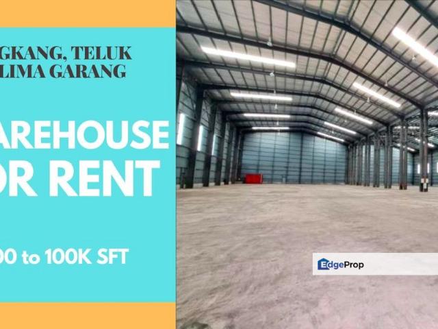 Warehouse for rent in Selangor