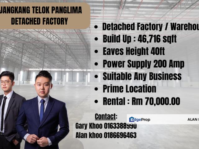 Warehouse for rent in Selangor