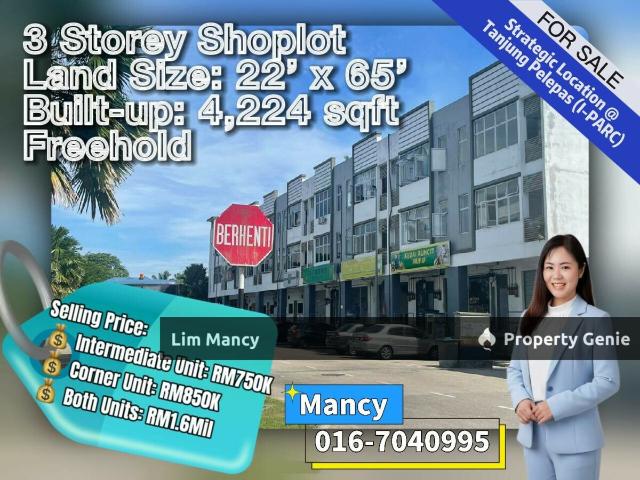 Shop Office for sale in Pulai, Bukit Ledang