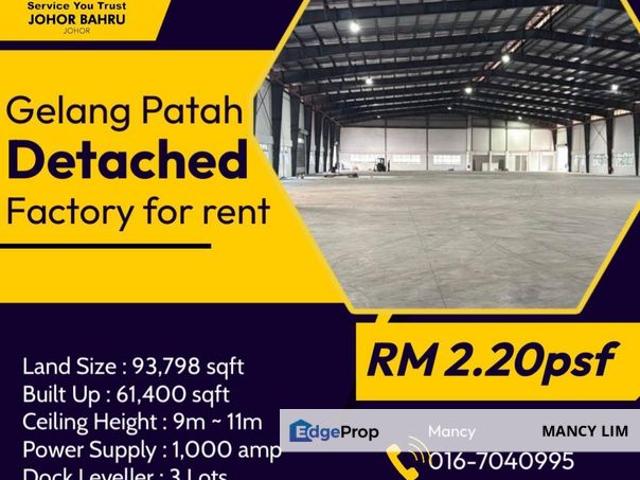 Warehouse for rent in Bukit Ledang, Johor