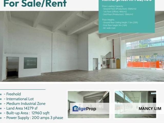 Warehouse for rent in Bukit Ledang, Johor