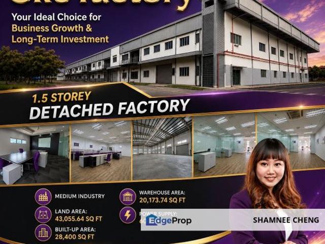 Warehouse for rent in Bukit Ledang, Johor
