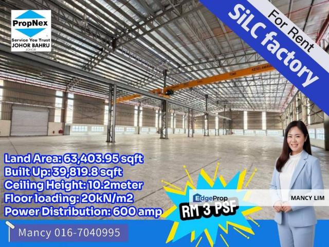 Warehouse for rent in Bukit Ledang, Johor