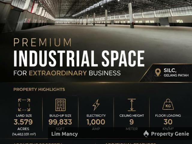 Warehouse for rent in Bukit Ledang, Johor