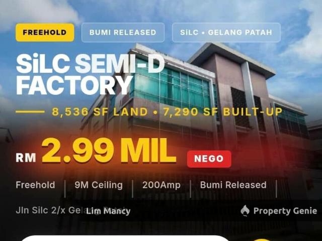 Warehouse for sale in Bukit Ledang, Johor