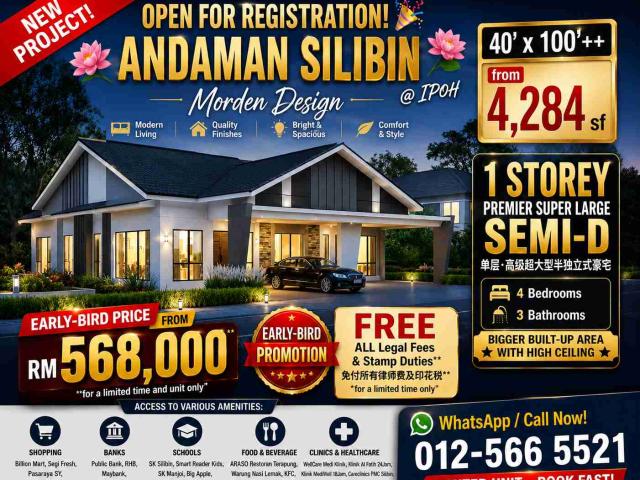 House for sale in Taman Kledang Raya, Majlis Bandaraya Ipoh