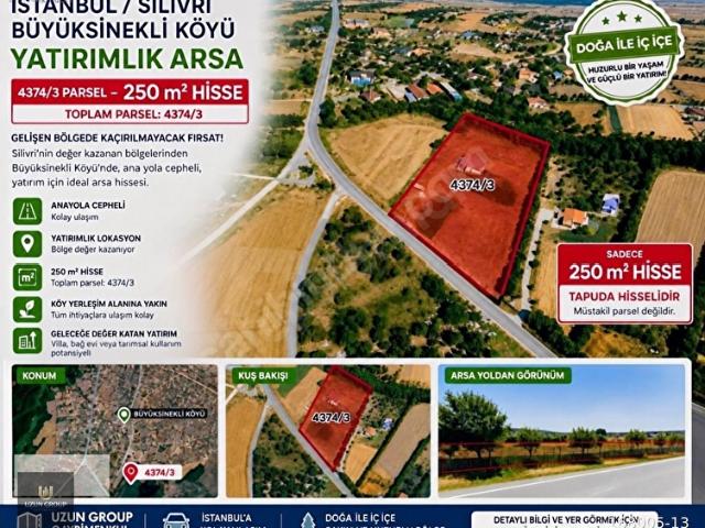 Küçük Sinekli Mahallesi, Silivri içerisinde satılık Arsa