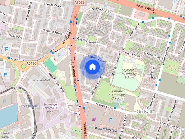 Apartment for rent in Ordsall, Salford