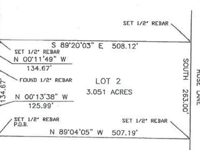 Land for sale in Guntown, Mississippi