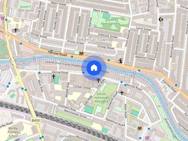 Studio for rent in North Kensington, Greater London
