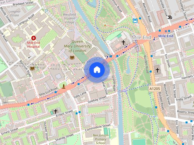 Studio for rent in Mile End, Greater London