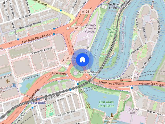 Apartment for rent in Blackwall, Greater London