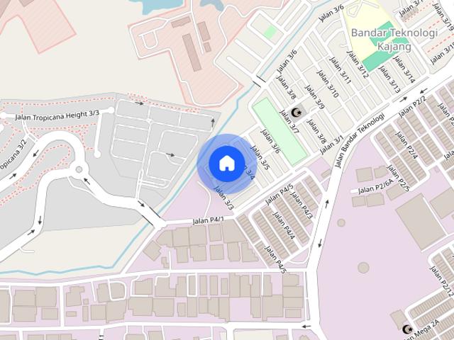 Apartment for rent in Kajang, Langat