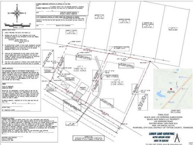 Land for sale in Munford