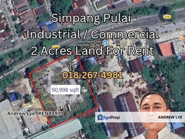 Warehouse for rent in Kg. Baru Simpang Pulai, Majlis Bandaraya Ipoh