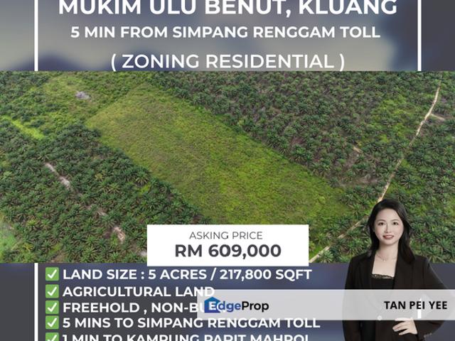 Shop for sale in Rengam, Johor