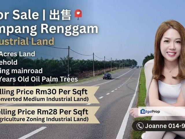 Warehouse for sale in Rengam, Johor