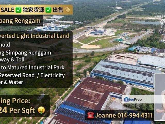 Warehouse for sale in Rengam, Johor