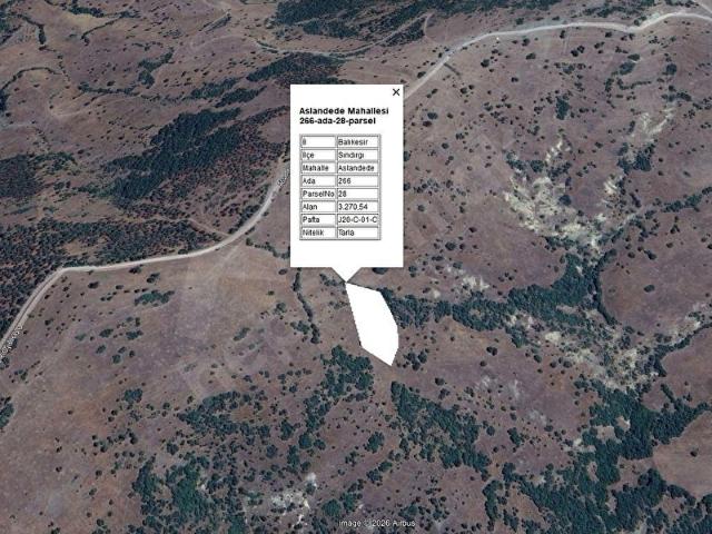 Emendere, Sındırgı içerisinde satılık Arsa