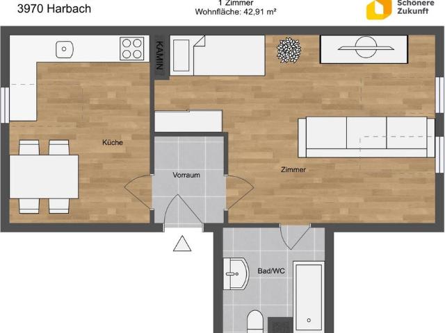 Apartment mieten in Harbach, Moorbad Harbach