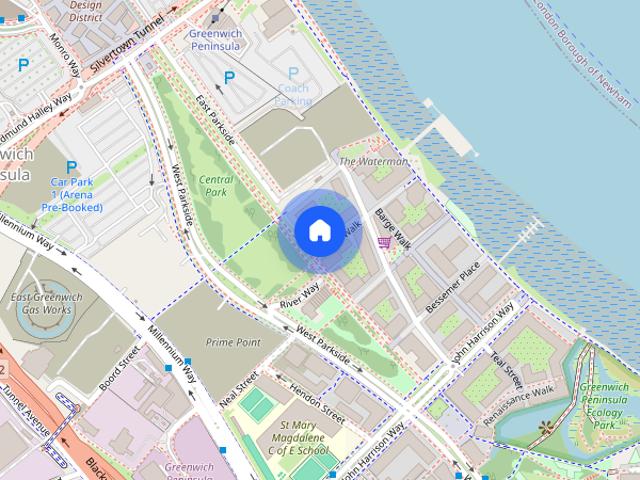 Apartment for rent in Greenwich Peninsula, Greater London