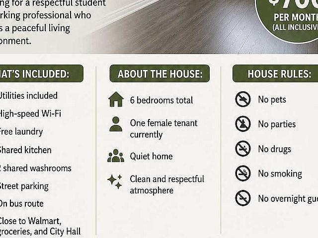 House for rent in Thunder Bay, Ontario