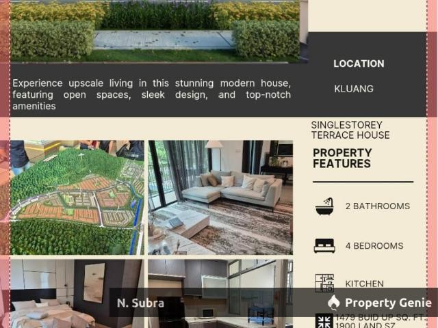 Terraced House for sale in Kluang, Johor