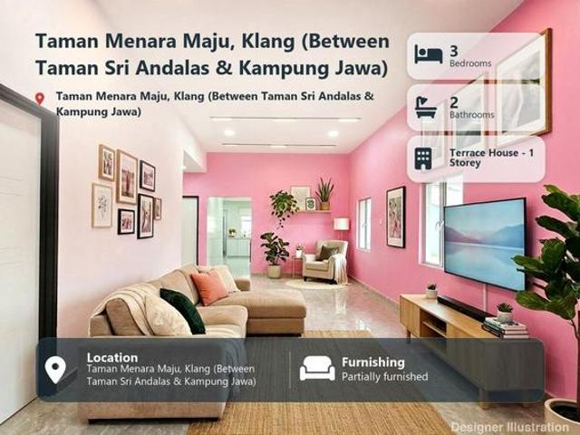 Terraced House for sale in Bandaraya Klang, Klang