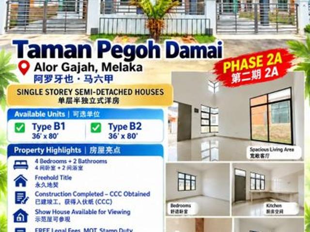 House for sale in Alor Gajah