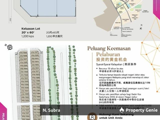 Property for sale in Kluang, Johor
