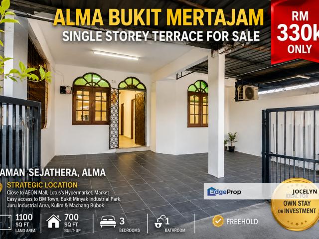 House for sale in Wellesley, Penang