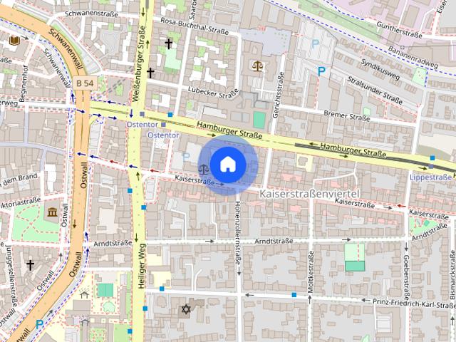 Apartment mieten in Kaiserstraßenviertel, Dortmund
